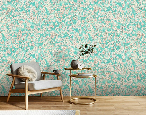 Обои виниловые на флизелиновой основе 7369-08 Euro Decor Сакура / Sakura, 1.06 х 10 м . купить в СОМ