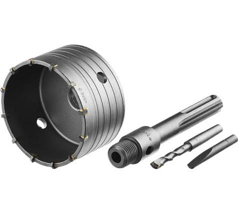 Коронка по бетону ЗУБР, SDS-max, 125 мм купить в СОМ