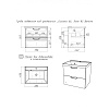Тумба-умывальник подвесная Домино Dune 60 В2, серый туап, с раковиной Classica/Alba/Bazis 60 купить в СОМ