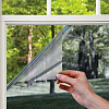 Пленка светоотражающая статическая оконная 90х150см серебро купить в СОМ