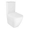 Унитаз-компакт Azario Mirada AZ-1288A, безободковый, белый, сиденье микролифт купить в СОМ