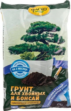 Грунт для Хвойных и бонсай 5л Цветочное счастье купить в СОМ