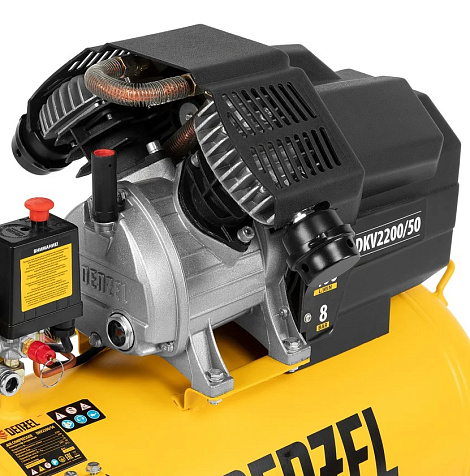 Компрессор масляный Denzel DKV 2200/50, Х-PRO купить в СОМ