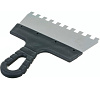Шпатель фасадный BIBER, зубчатый 10х10мм, 200 мм купить в СОМ