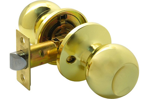Ручка защелка 67-05 круглая золото купить в СОМ