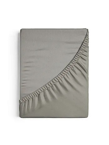 Простыня Niteva на резинке 180х200+25 Поплин кварц купить в СОМ