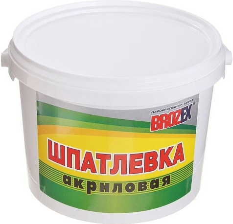 Шпаклевка акриловая Brozex, 0.9 кг купить в СОМ
