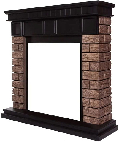 Портал Bricks Wood Classic камень темный, шпон венге купить в СОМ