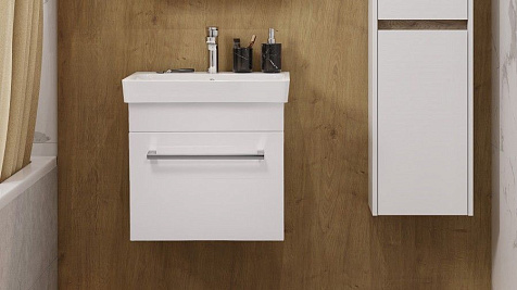 Тумба-умывальник Акватон Поль 50, белый купить в СОМ